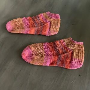 Hand knitted socks